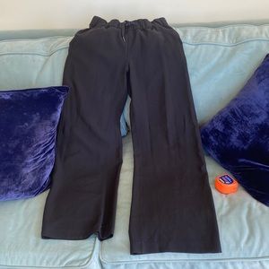 lululemon wide leg On the fly pants.